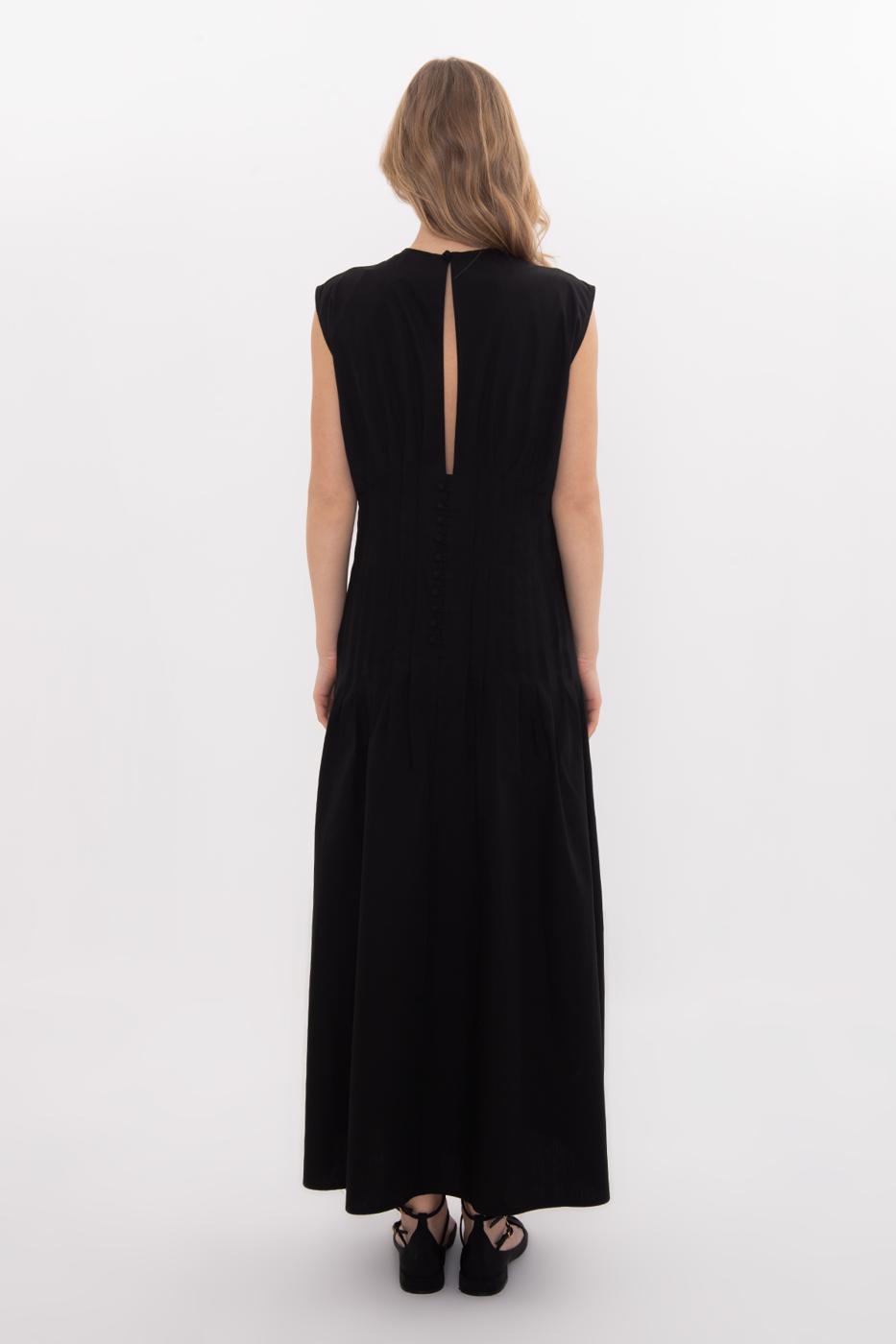 BSL Women Flounced Tencel Maxi Dress - Godalming