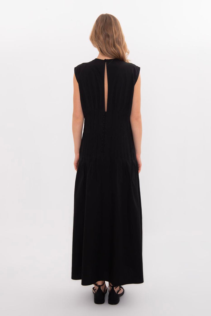 BSL Women Flounced Tencel Maxi Dress - Godalming