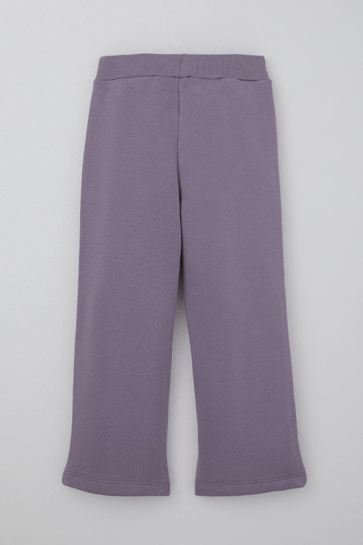 BRE West Girl Child Tracksuit Set Glitter Bow Printed 4-7 Years, Powder - Hoboken