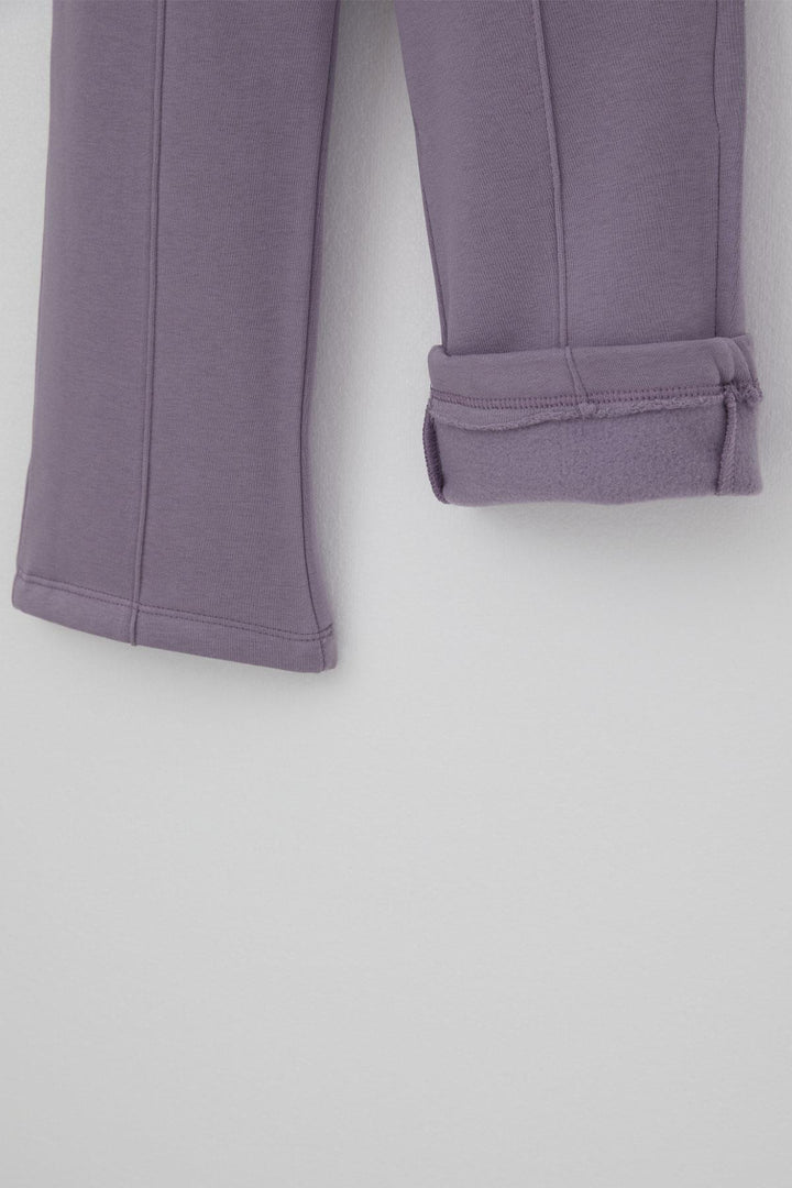 BRE West Girl Child Tracksuit Set Glitter Bow Printed 4-7 Years, Powder - Hoboken