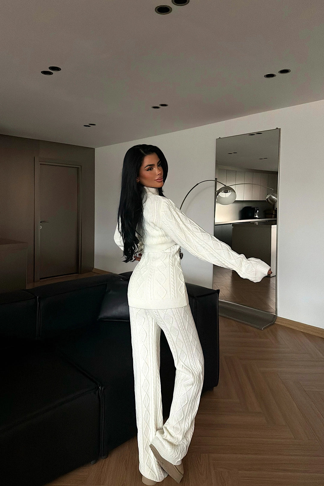EYY Women White 3-Piece Knit Set - Irákleio