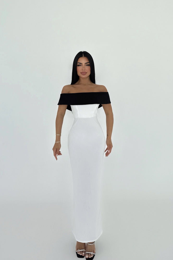 EYY Women White Basic Midi Dress - Burgos