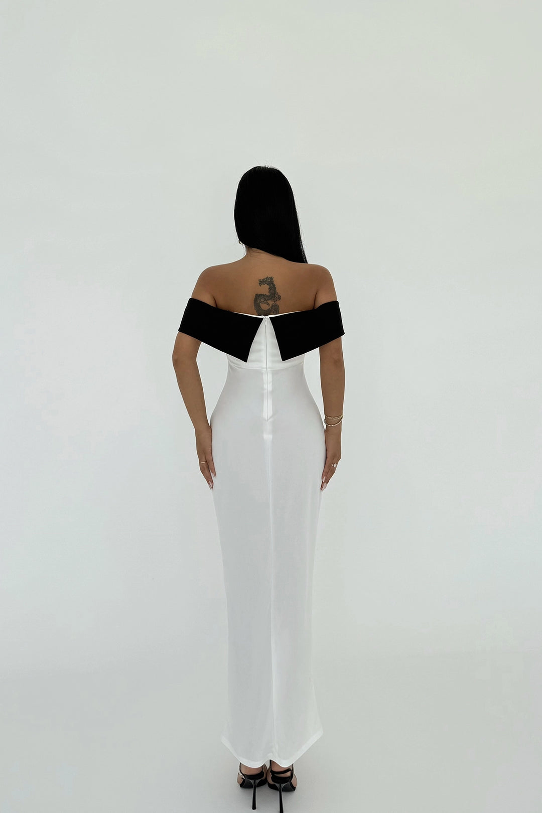 EYY Women White Basic Midi Dress - Burgos