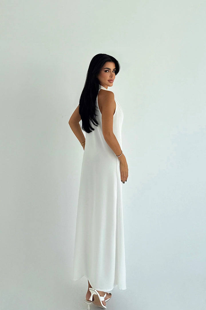 EYY Women White Constas Accessory Detail Dress - Springfield