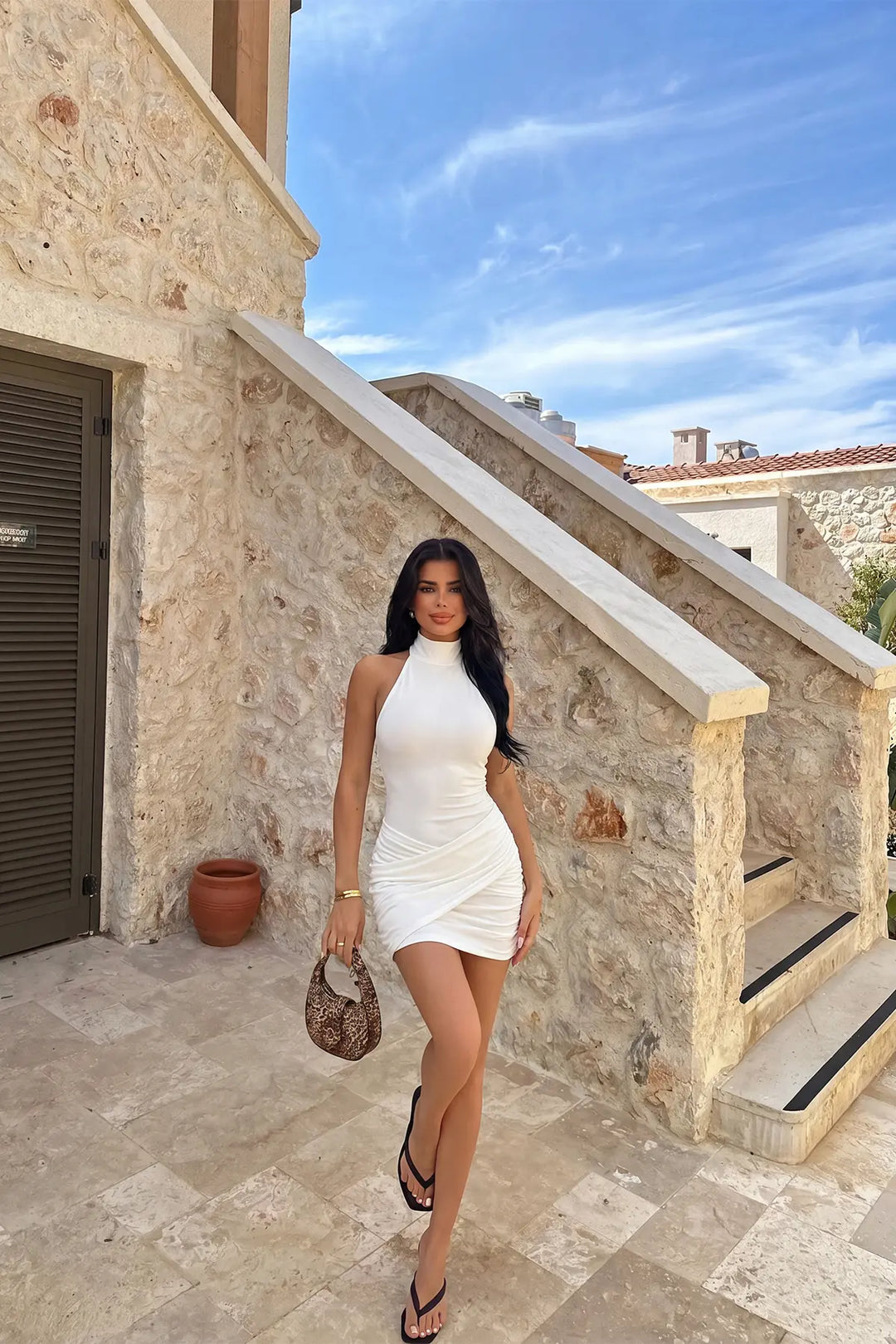 EYY Women White Kawos Dress - Brisbane