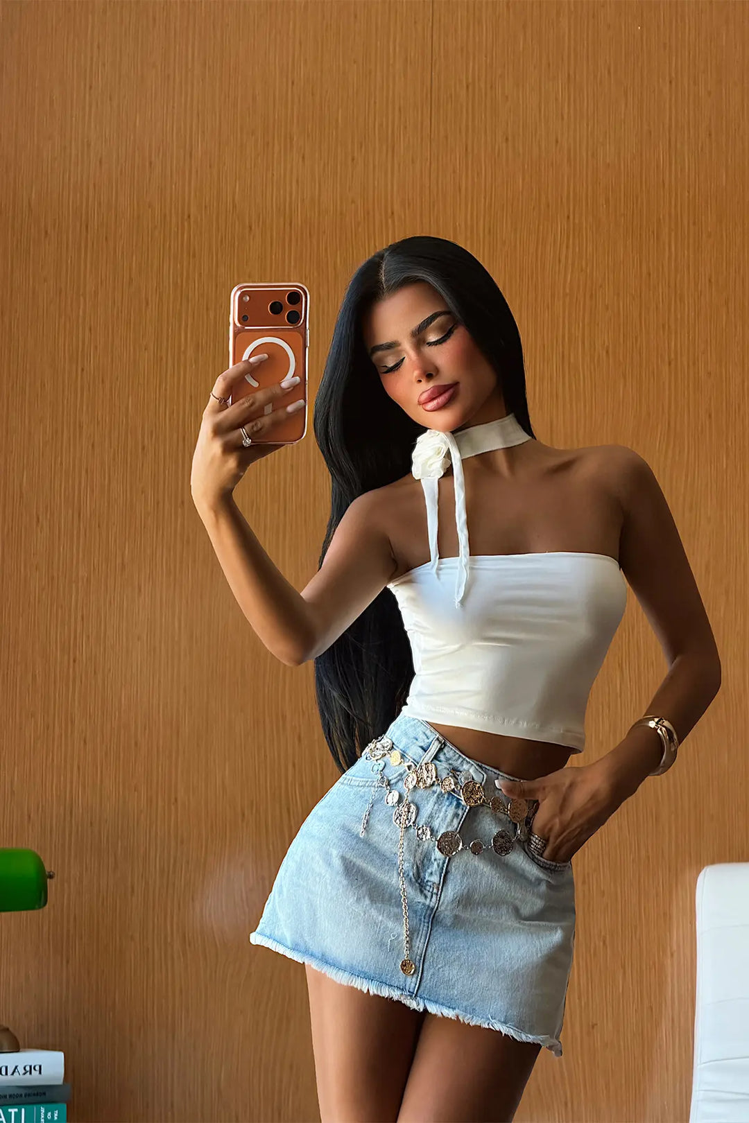 EYY Women White Strapless Crop Top - Potsdam