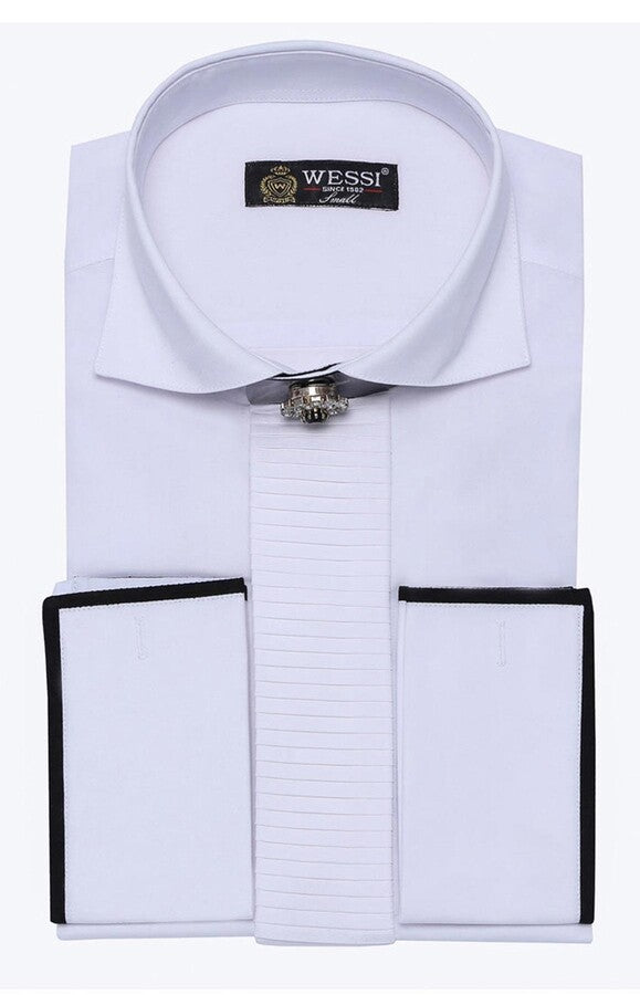 WSS White Tuxedo Shirt  - Draper