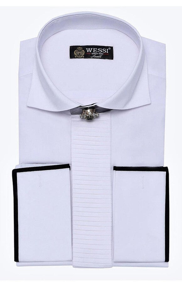 WSS White Tuxedo Shirt  - Draper