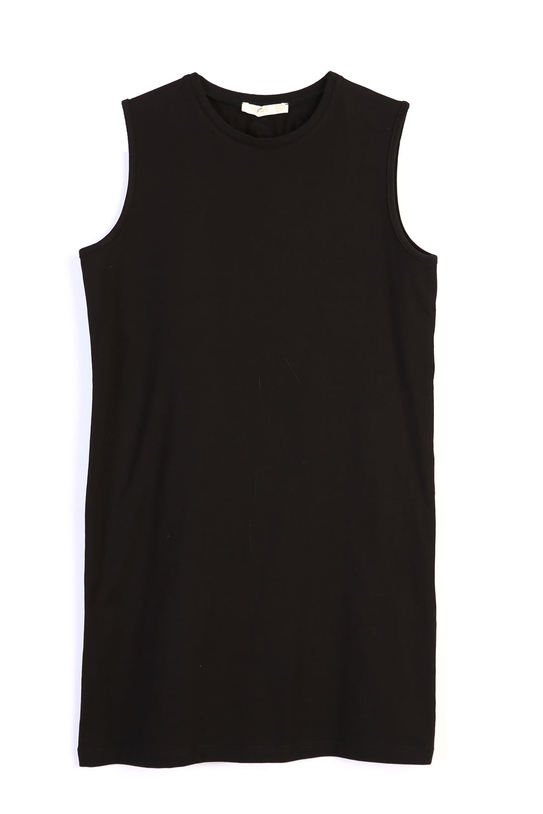 TLD Women Allday Black Collar Embroidered Sleeveless T-shirt Tunic - Mankato