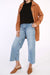 TLD Women Allday Black Collar Embroidered Sleeveless T-shirt Tunic - Mankato