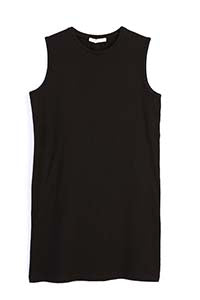 TLD Women Allday Black Collar Embroidered Sleeveless T-shirt Tunic - Mankato