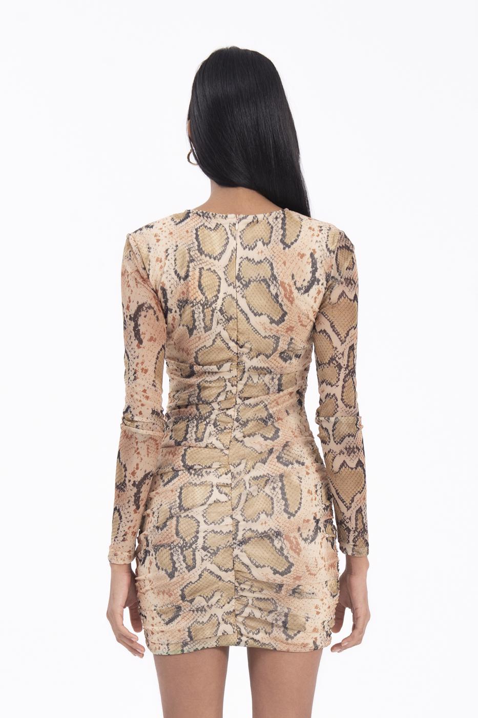 BSL Women Cut out collar mini dress - Socorro