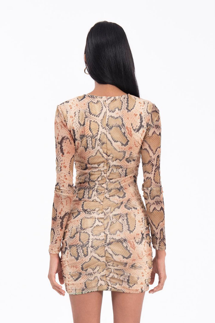 BSL Women Cut out collar mini dress - Socorro