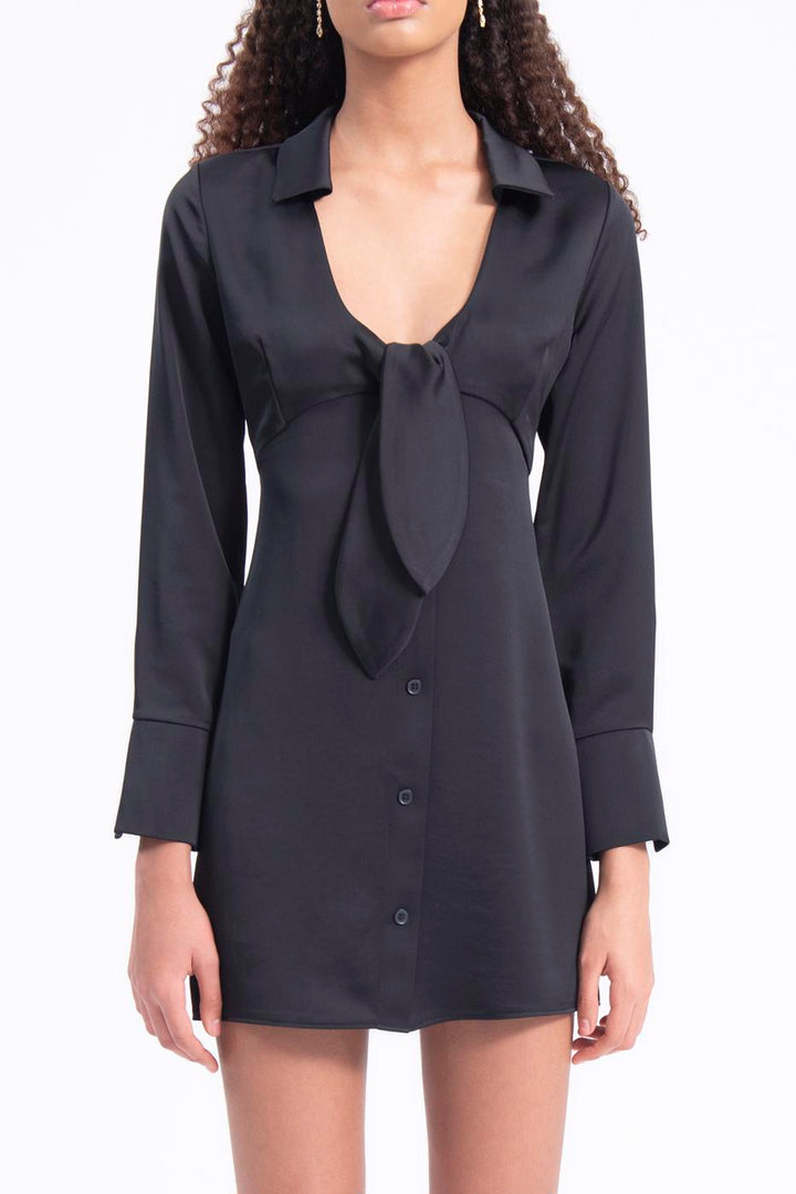 BSL Women Collar detailed mini dress - Ílion