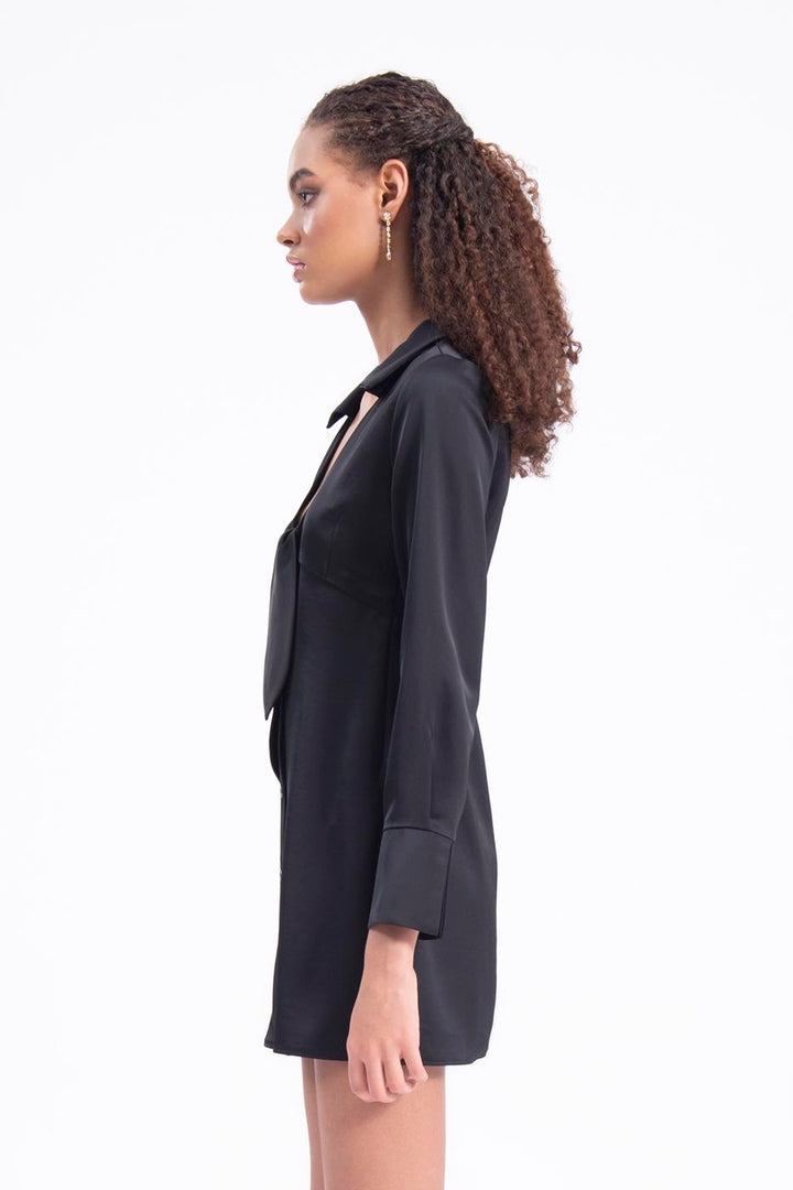 BSL Women Collar detailed mini dress - Ílion