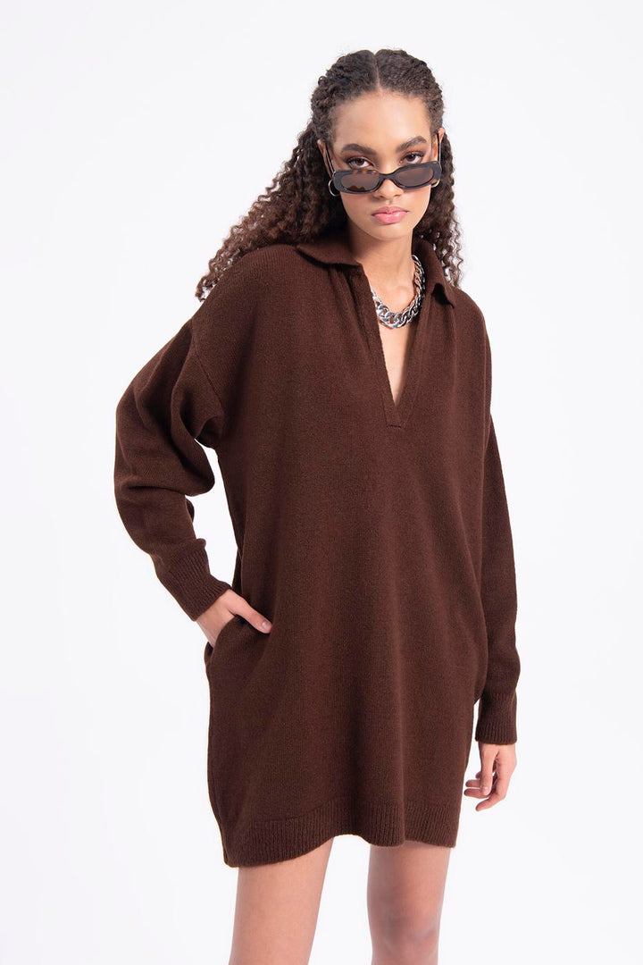 BSL Women Oversize knitted mini dress - Aguadilla