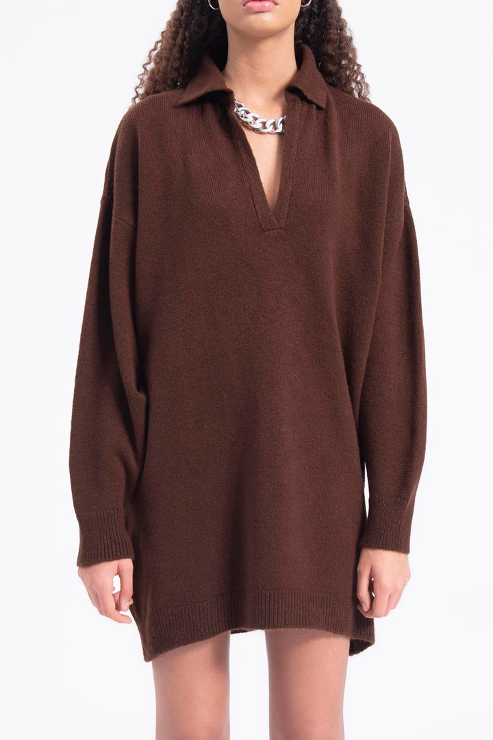 BSL Women Oversize knitted mini dress - Aguadilla