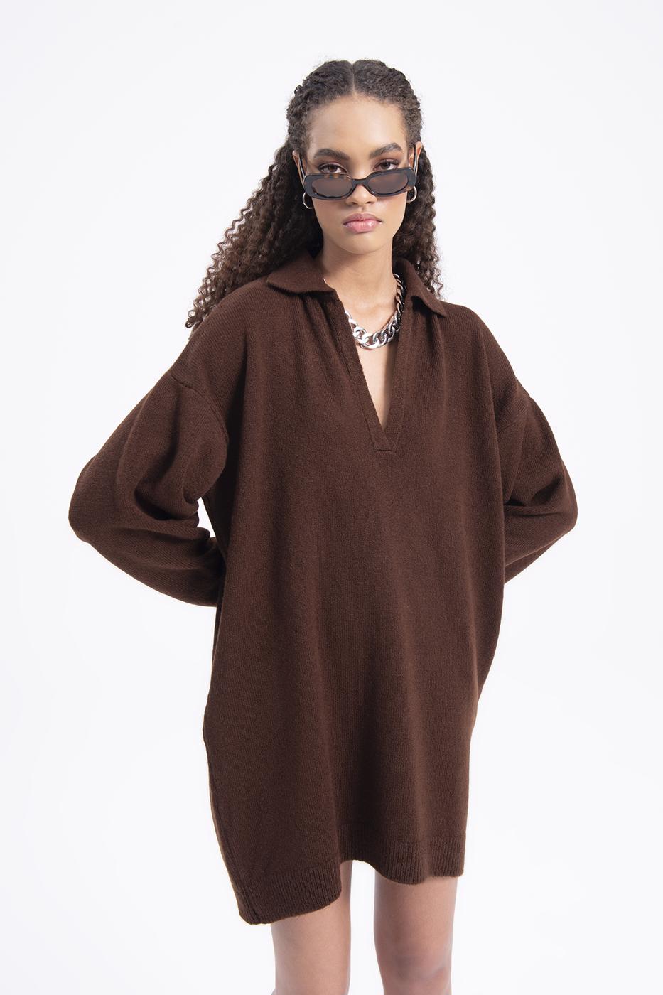 BSL Women Oversize knitted mini dress - Aguadilla