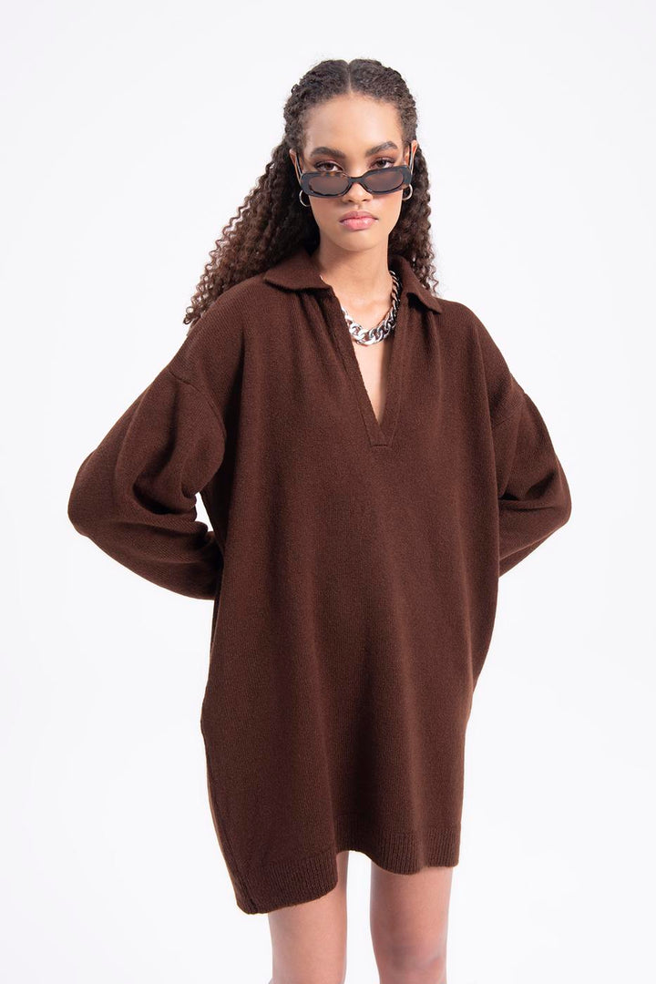BSL Women Oversize knitted mini dress - Aguadilla