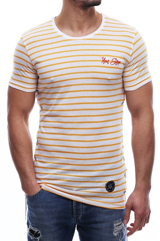 MDX Side Lace Camel T-shirt 2567 - Marino
