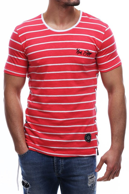 MDX Side Lace Red T-shirt 2567 - Stonecrest