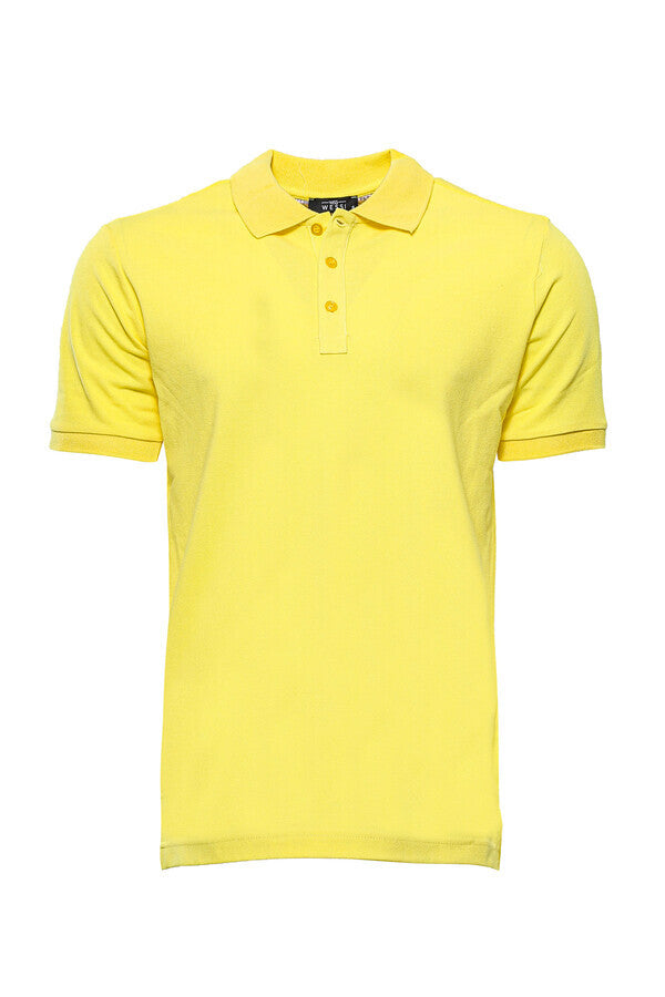 WSS Yellow Oxford Polo Collar T-shirt  - Richmond