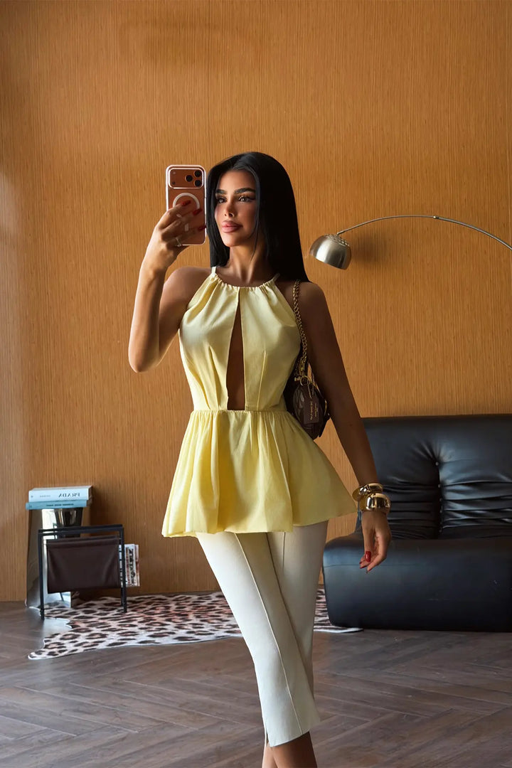 EYY Women Yellow Smock Blouse - Camberley