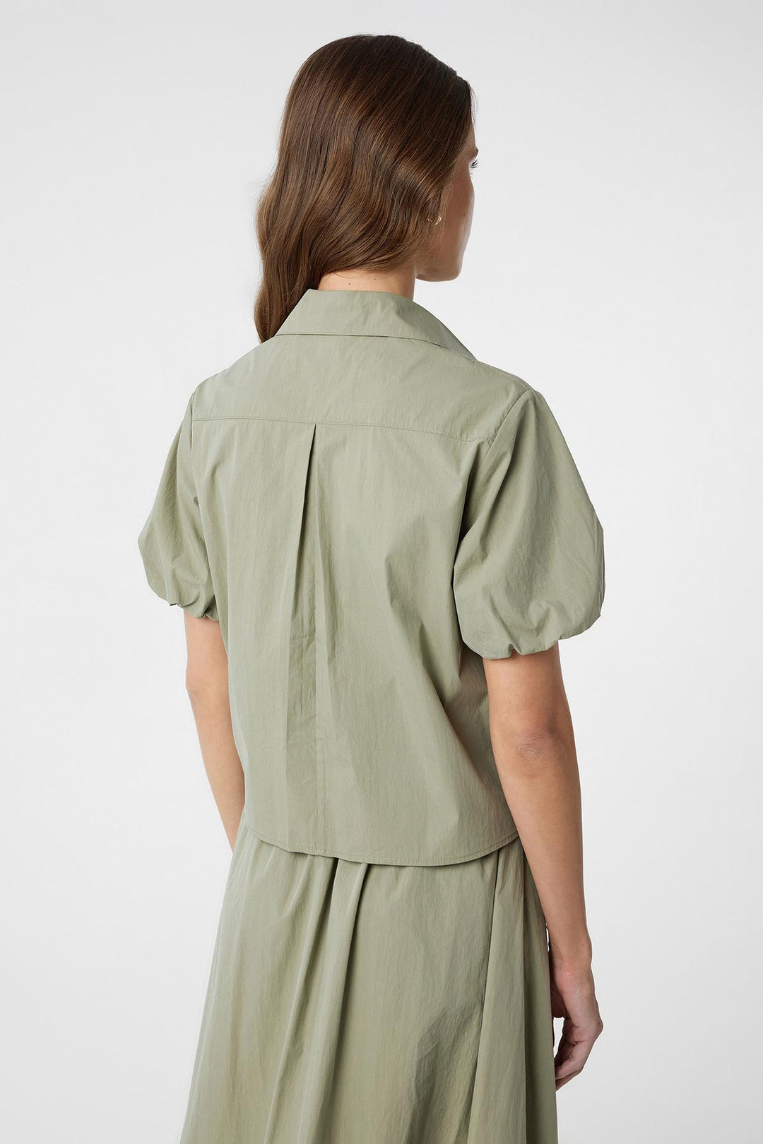 ANT Antioch Green Balloon Sleeve Women's Shirt - Leesburg