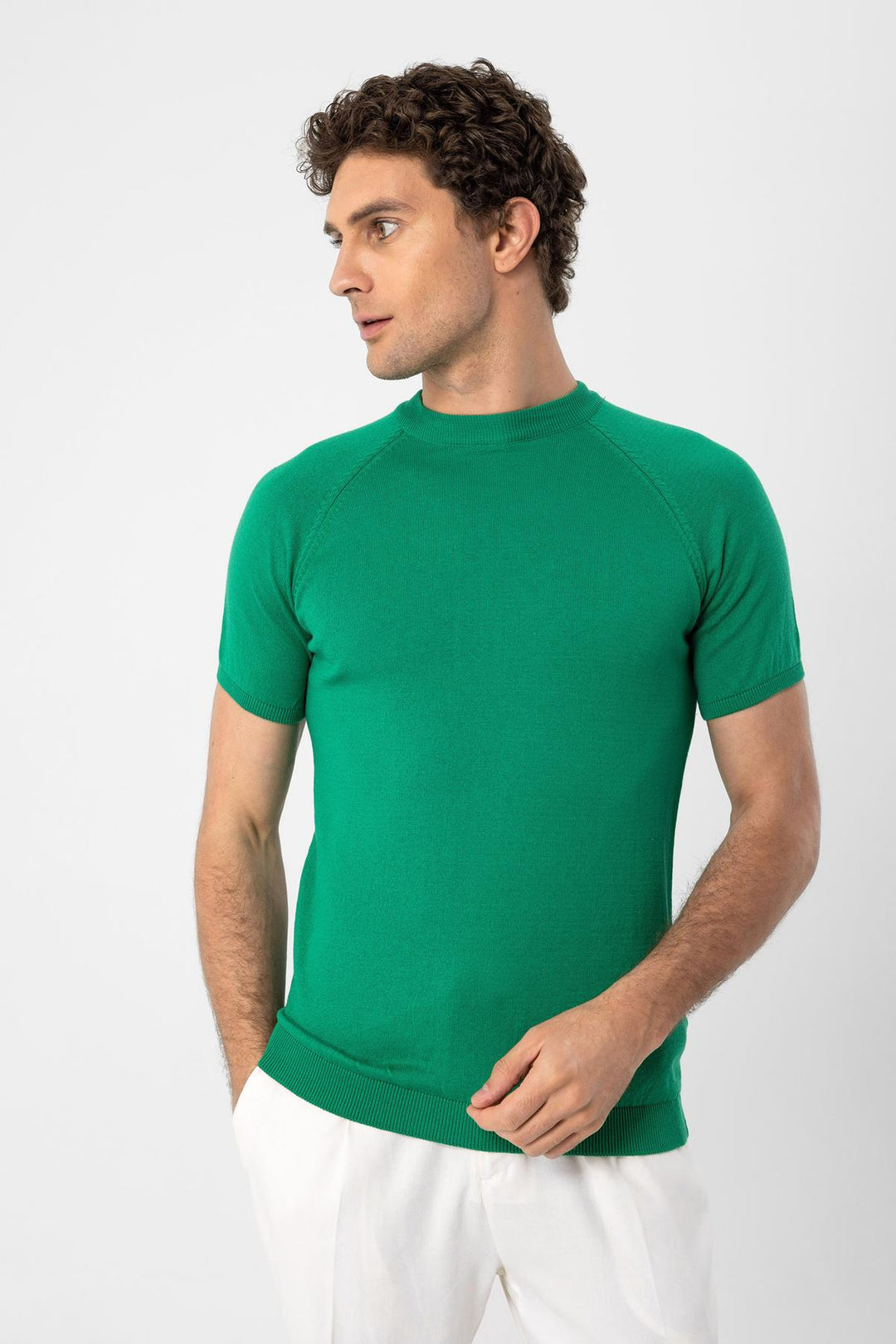 ANT Antioch Green Bicycle Collar Polo T-Shirt - Jackson