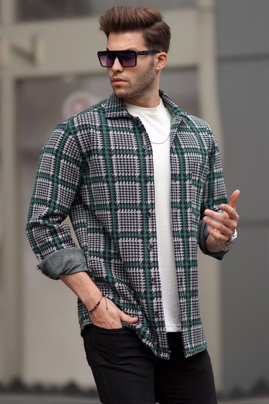 MDX Green Plaid Lumberjack Men's Shirt 6715 - Chaïdári