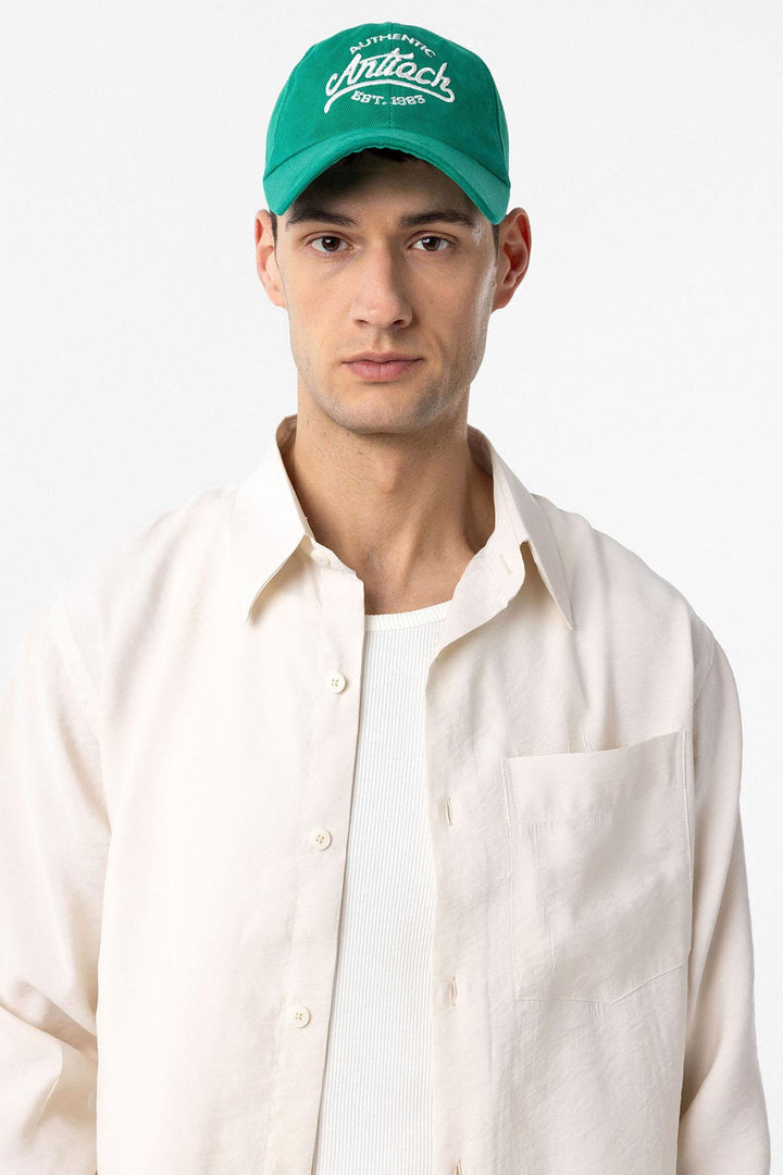 ANT Antioch Green Embroidered Men's Hat - Mirabel