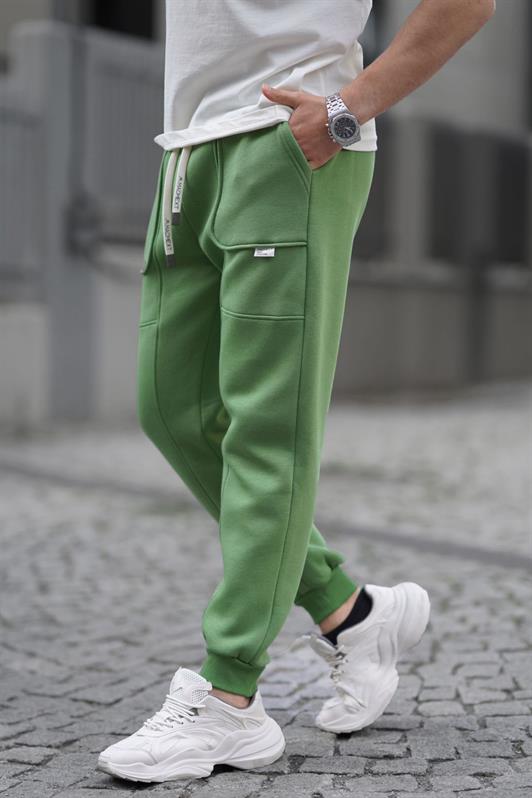 MDX Green Cargo Pocket Basic Sweatpants 6527 - Coram