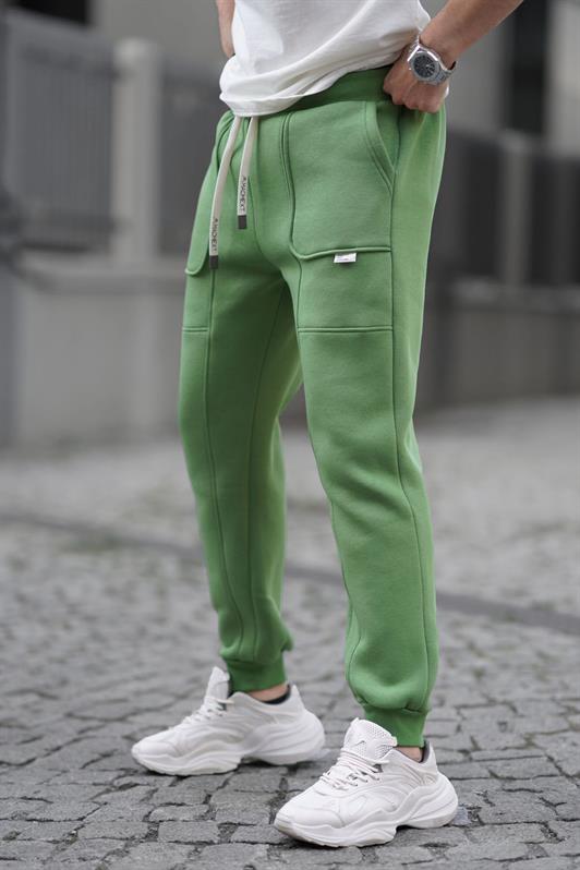 MDX Green Cargo Pocket Basic Sweatpants 6527 - Coram