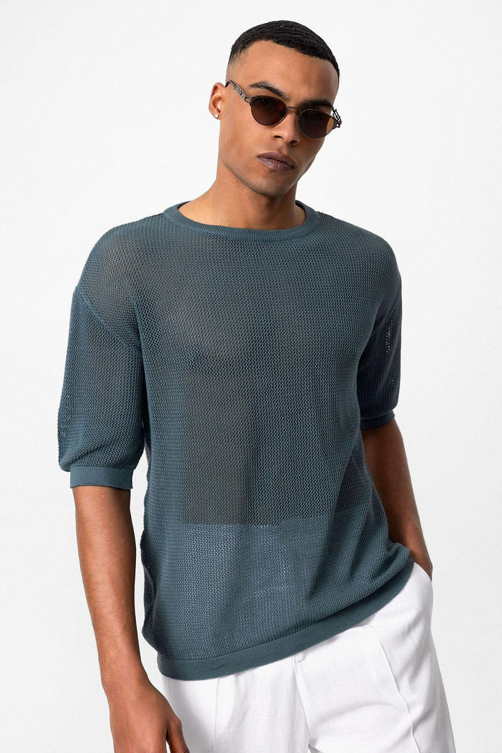 ANT Oversized Openwork Men's T-Shirt - Lansing
