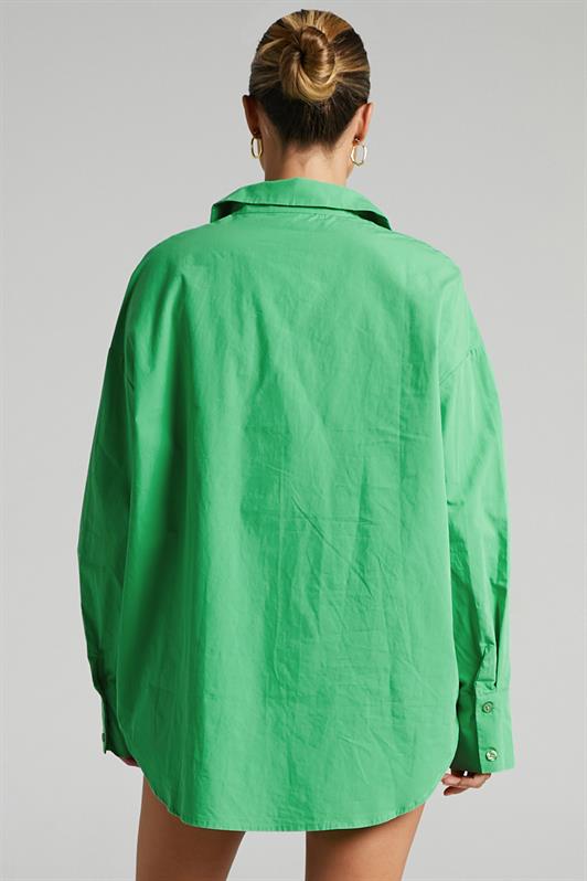 MDX Green Oversize Basic Women's Shirt MG1794 - Santa Lucía del Camino