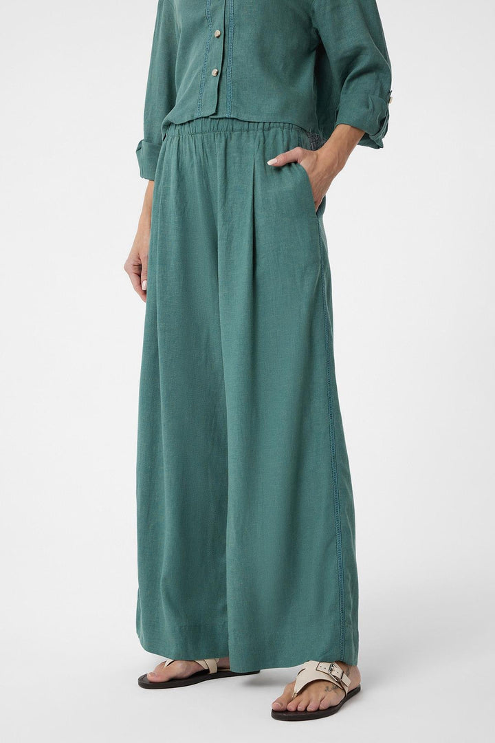 ANT Antioch Green Stripe Detailed Women's Pants - Lloret de Mar