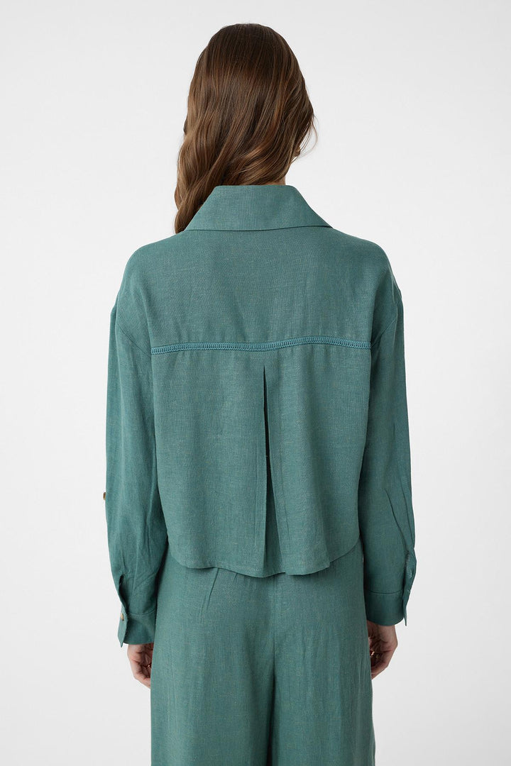 ANT Antioch Green Striped Women's Shirt - Melbourne