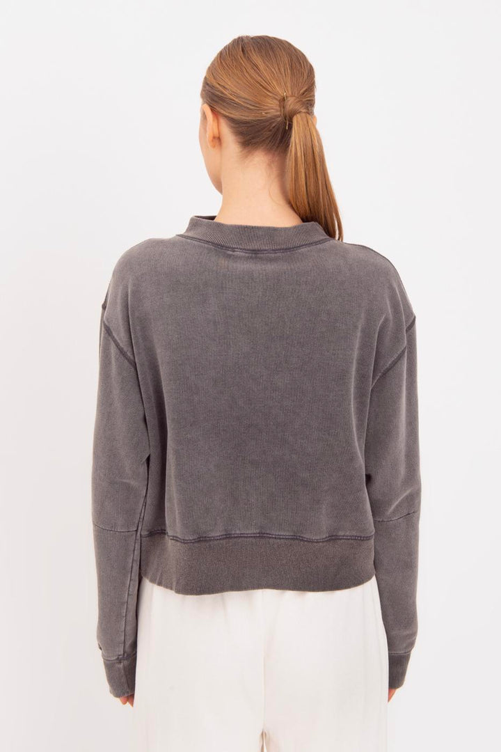 BSL Women Washable Printed Sweatshirt - Pasadena