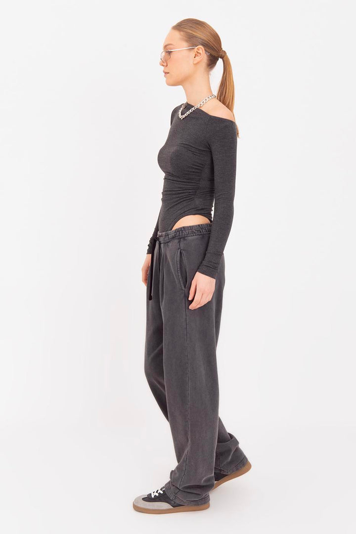 BSL Women Washed Pleat Detailed Trousers - Baranavichy