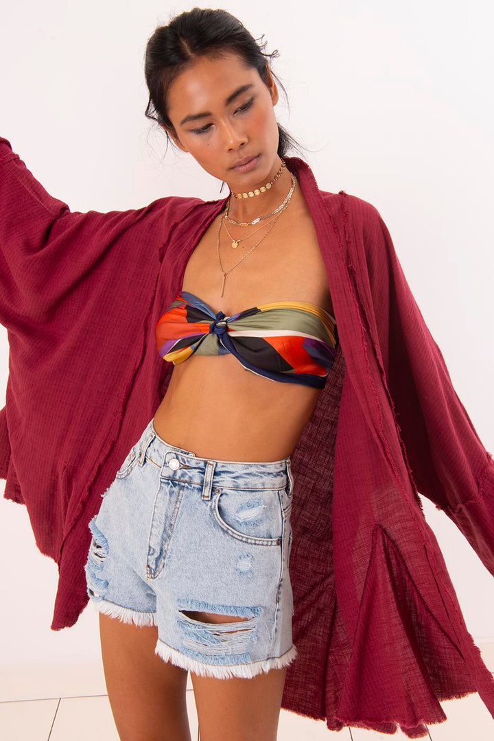 BSL Women Fray Denim Short Short - South Miami Heights