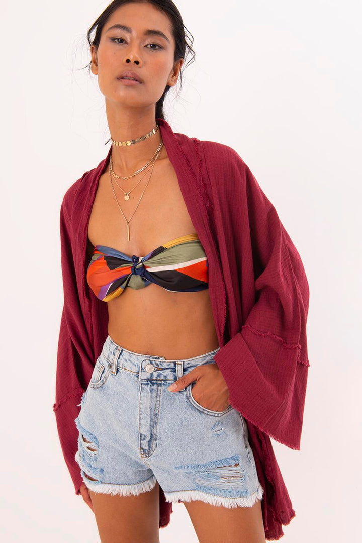 BSL Women Fray Denim Short Short - South Miami Heights