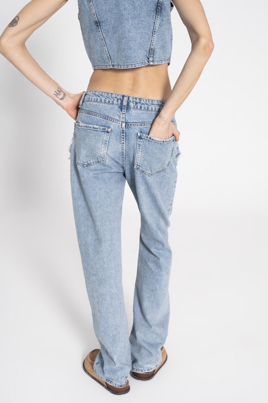 BSL Women Fray Denim Pants - Ivry-sur-Seine