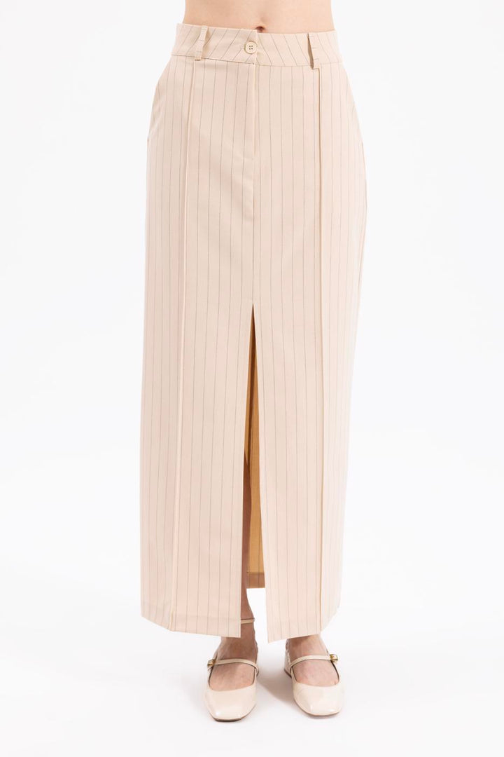BSL Women Maxi Pencil Skirt with Slit  - Matosinhos