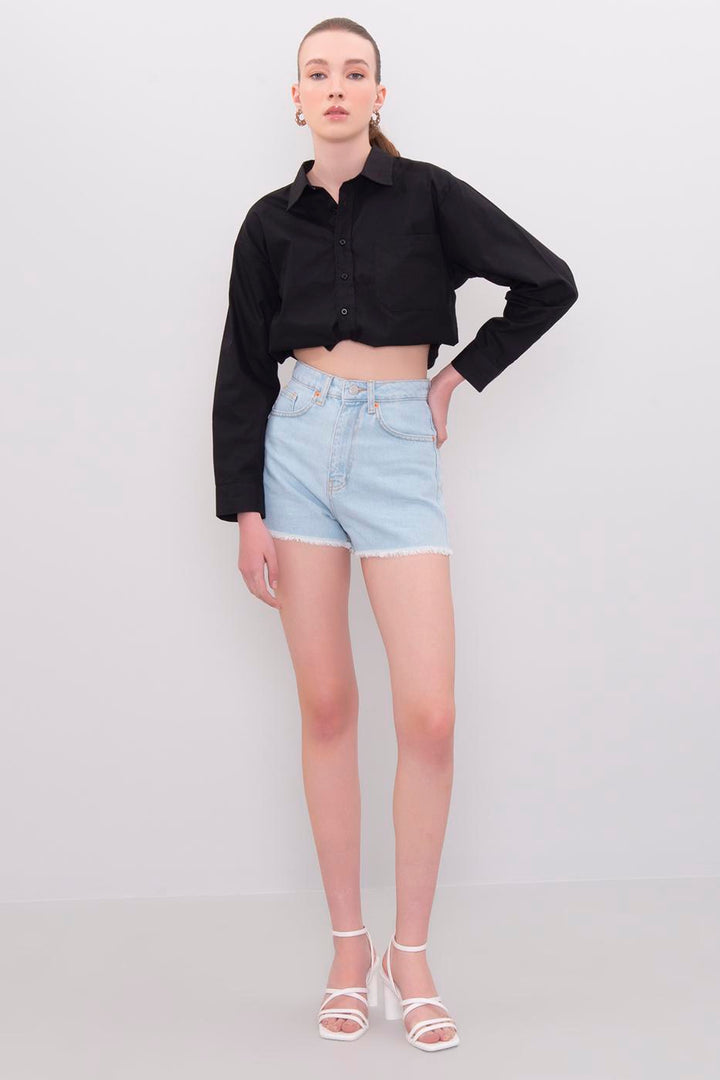 BSL Women 5-Pocket High Waist Short - Marburg