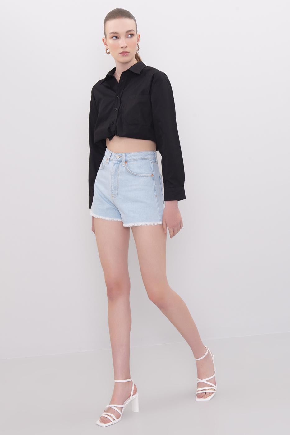 BSL Women 5-Pocket High Waist Short - Marburg