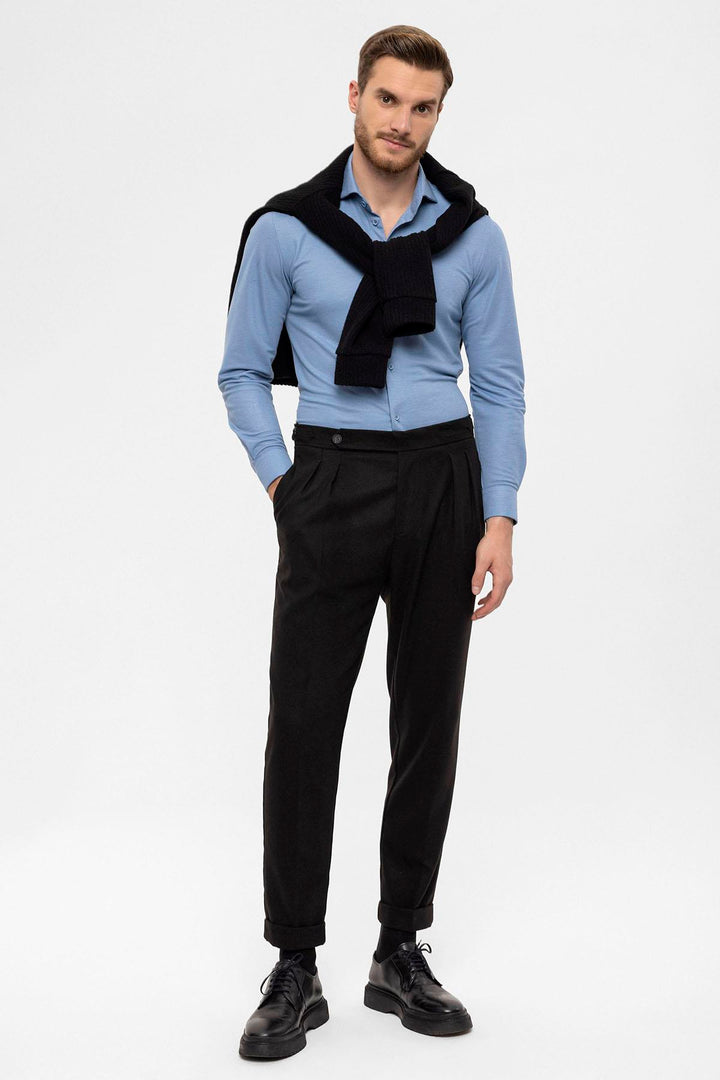 ANT High Waist Double Pleated Men's Trousers - Phenix City