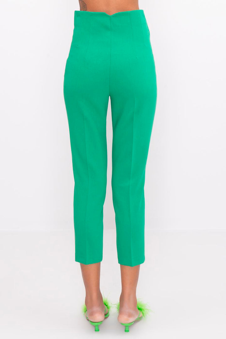 BSL Women High Waist Cigarette Pants - Coatepec Harinas