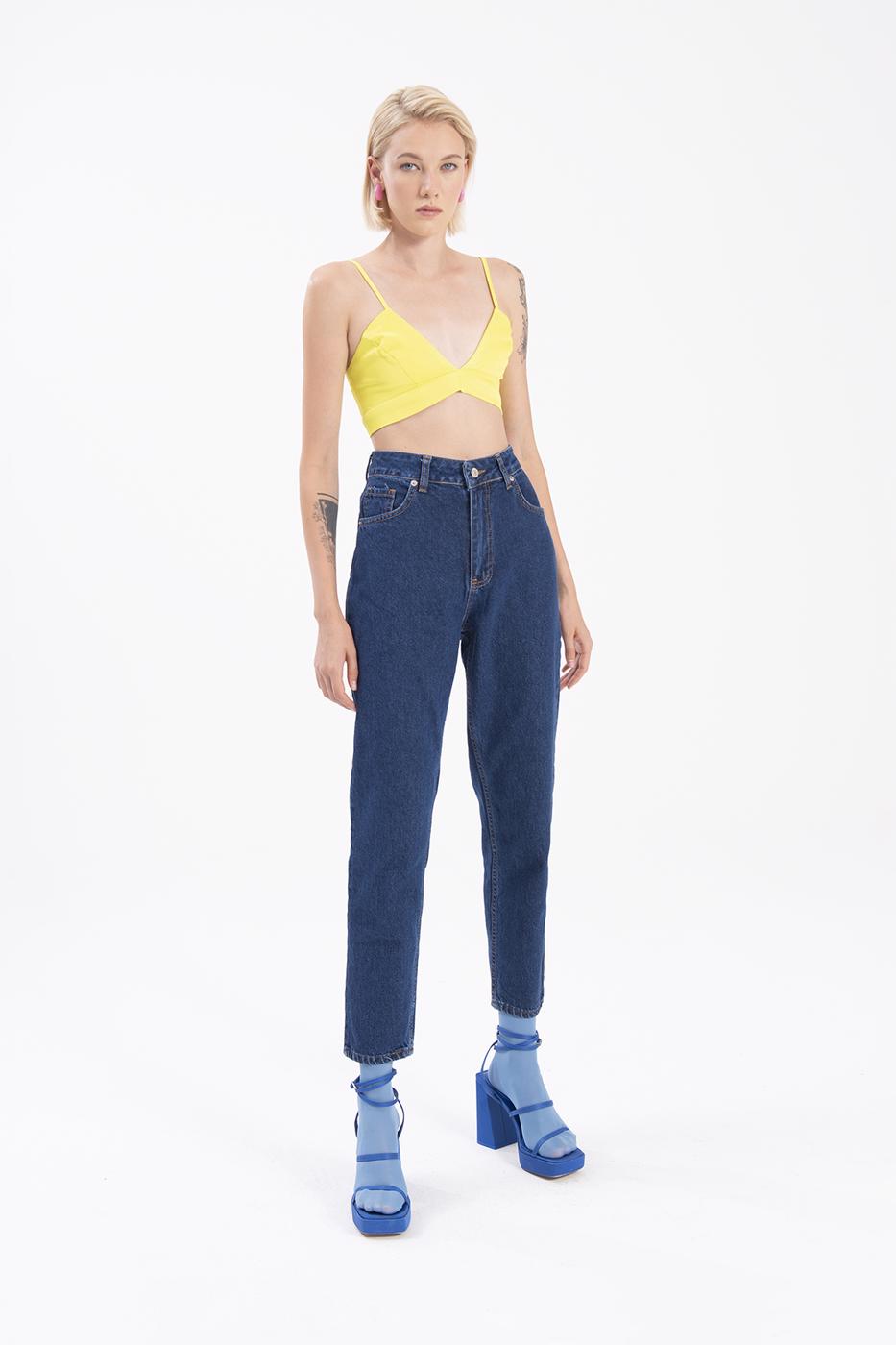 BSL Women High rise denim pants - Mission Bend