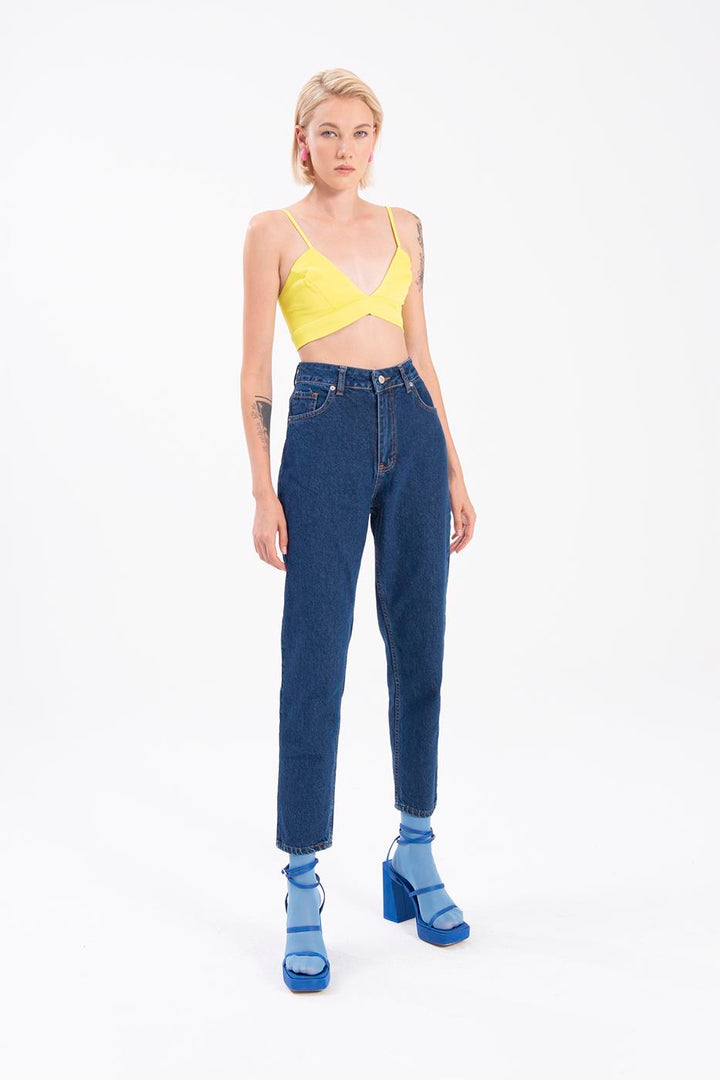 BSL Women High rise denim pants - Mission Bend