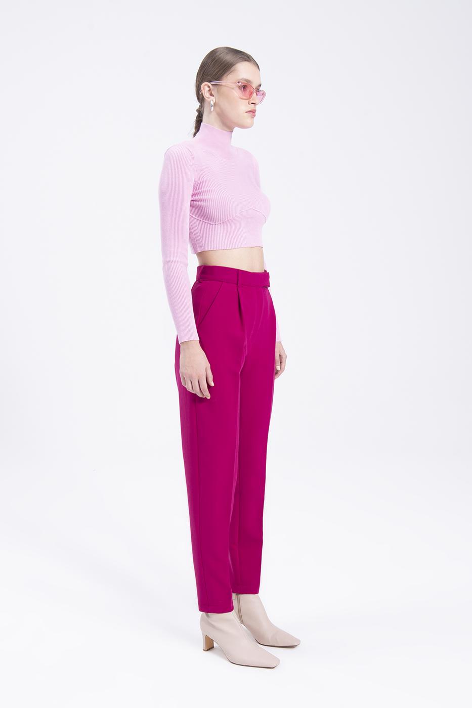 BSL Women High rise carrot pants - Lauderdale Lakes